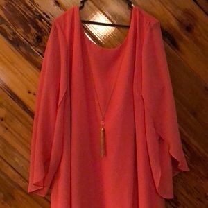 Beautiful coral dress